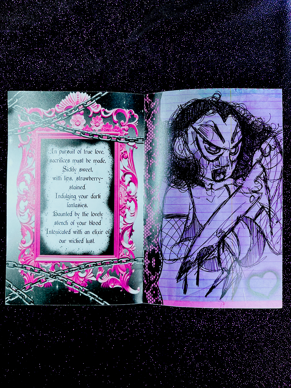 Blood Roses: An Illustrated Collection of Gothic Romantic Poetry ♡ Zine