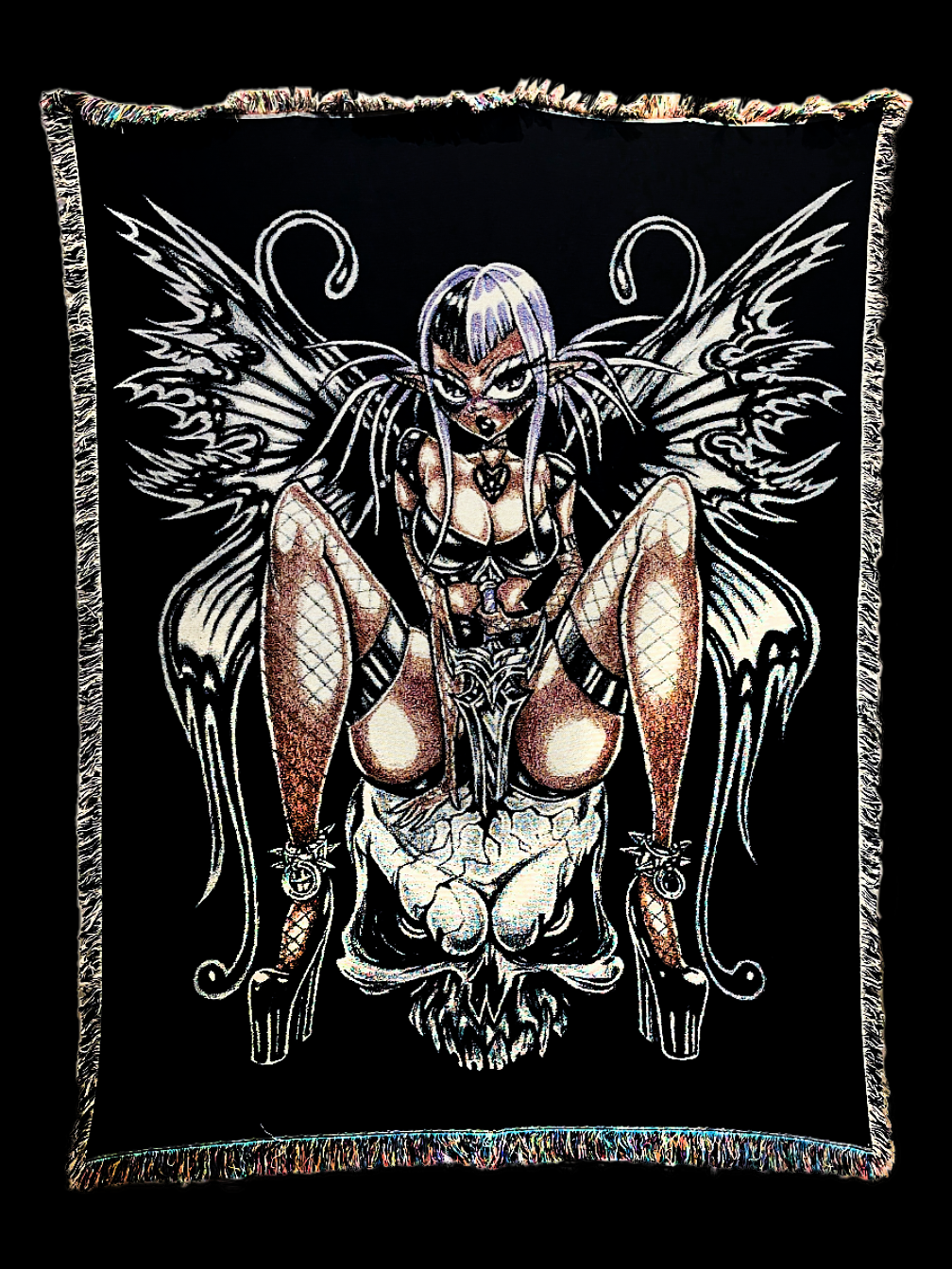 Hardcore Skull Fairy ♡ Tapestry ♡ Made to order