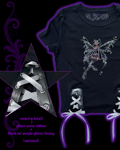 "Dark Fairy Fantasy" Crop Top
