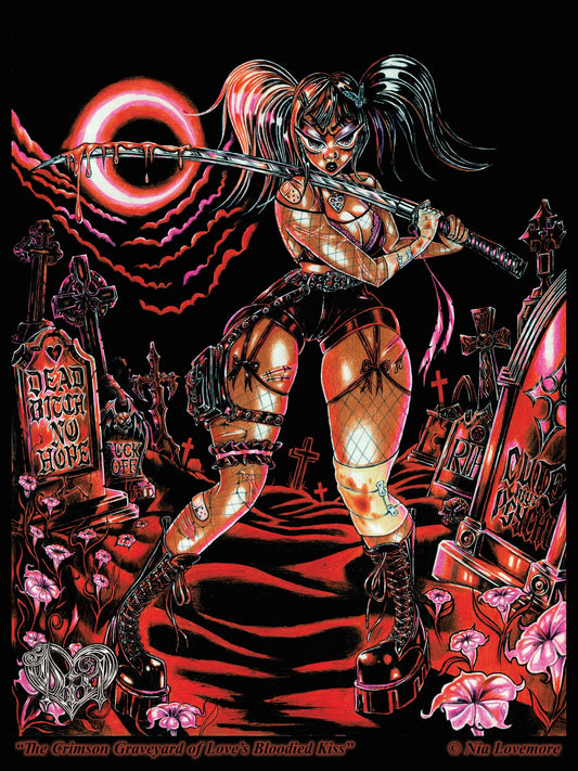 The Crimson Graveyard of Love's Bloodied Kiss