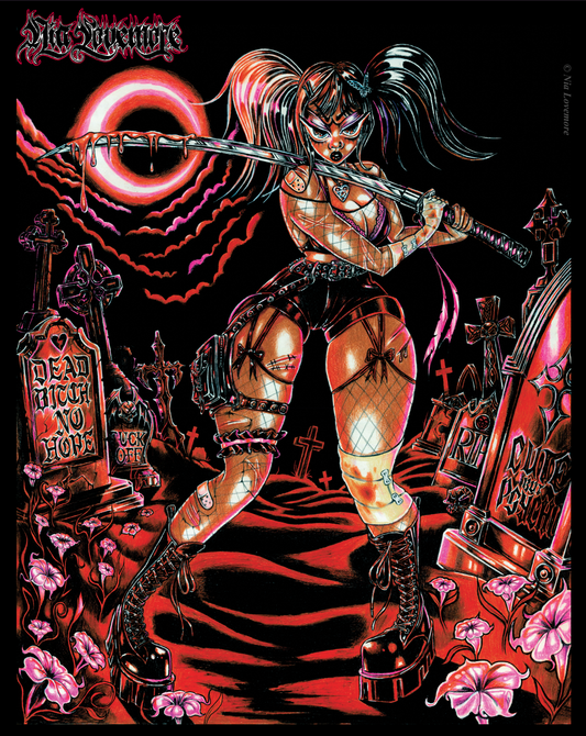 The Crimson Graveyard of Love's Bloodied Kiss